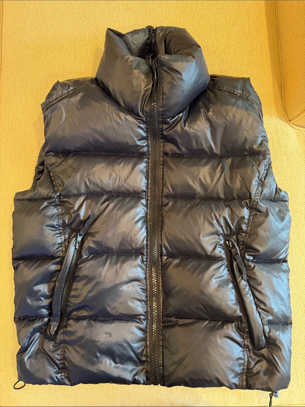 Women’s SAM Black Quilted Down Vest